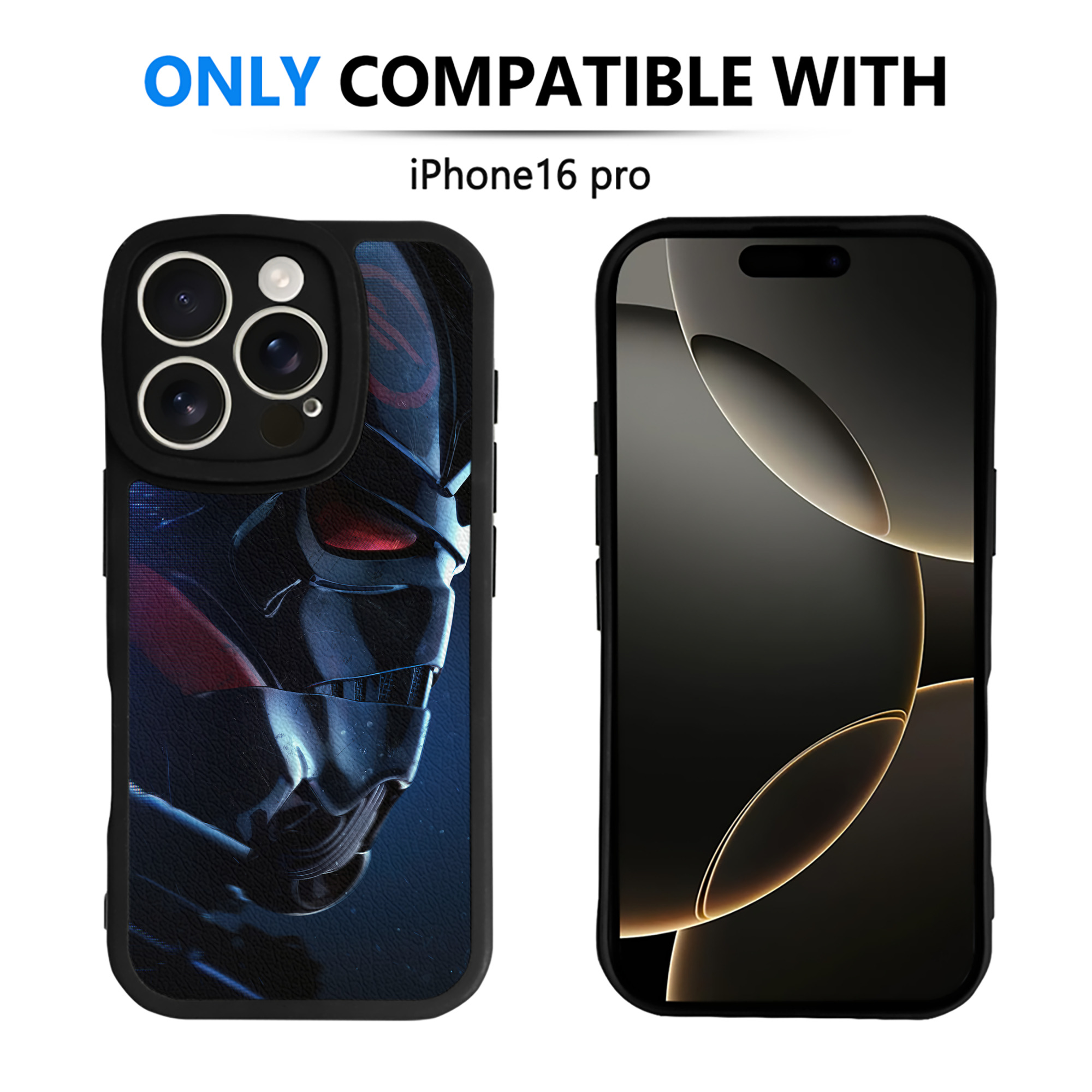 （画像用） スター・ウォーズ Star Wars 【iPhone 16シリーズ対応】シリコンスマホケース（レザー調） 材質：シリコン